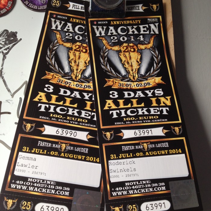 Wacken 2014 tickets
