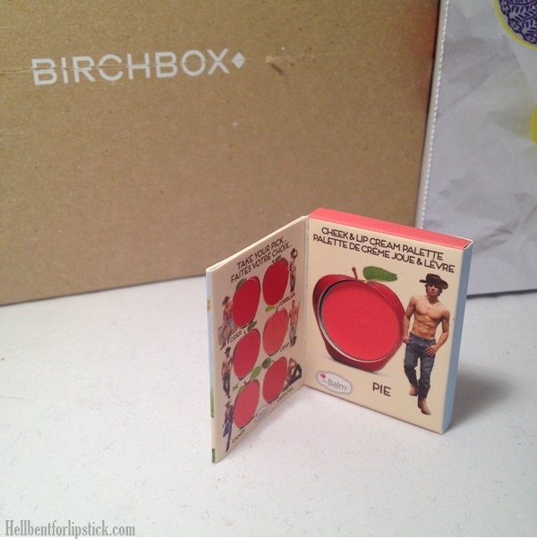 2014 April Birchbox- TheBalm Cosmetics - How 'Bout Them Apples Cheek & Lip Cream