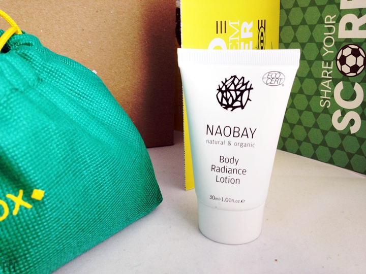 Birchbox June 2014 - Naobay Body Radiance Lotion